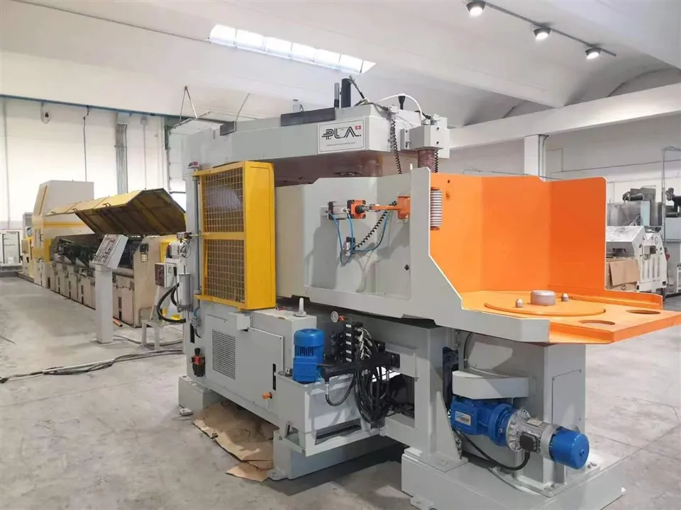 rebar take up machine